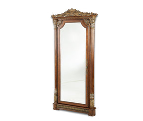 Villa Valencia Accent Floor Mirror In Chestnut - 72062-55 - Aico Furniture