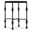 Commerce & Market Side Table White Travertine Black Metal – Hooker Furniture
