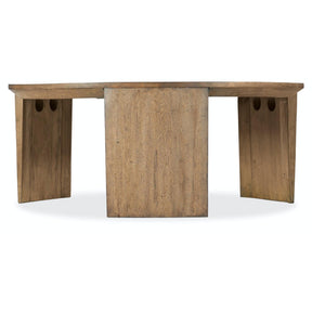 Commerce & Market Round Cocktail Table Natural Wood | Hooker Furniture