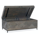 Hooker Furniture Commerce & Market Carved Chest Storage Cocktail Table