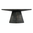 Commerce & Market Arness Round Cocktail Table Black Mango Wood | Hooker Furniture