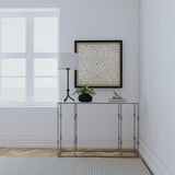 Hooker Furniture Commerce & Market Small Stone And Metal Console Table