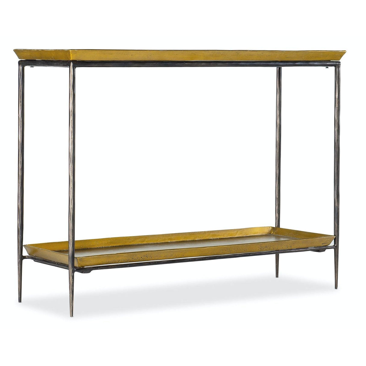 Hooker Furniture Commerce & Market Tray Top Metal Console Table