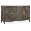 Commerce & Market Carved Accent Chest Mango Wood Diamond Doors | Hooker