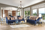 Sisseton - Sofa & Loveseat - Navy - Home Elegance USA