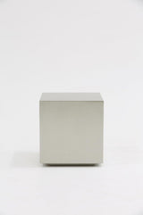 Vig Furniture - Modrest Anvil Modern Brushed Stainless Steel End Table - Vgvcet8368