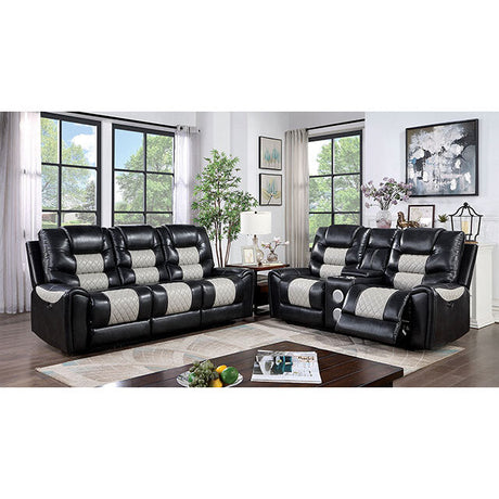 Furniture of America Leipzig Power Reclining Leatherette Sofa CM6080-SF-PM - Home Elegance USA