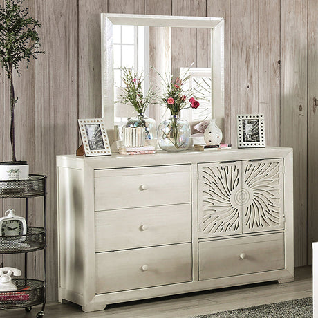 Furniture of America Geneva 4-Drawer Dresser EM7080IV-D - Home Elegance USA