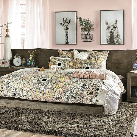 Furniture of America Bridgewater California King Bed FOA7490CK-BED+PL - Home Elegance USA