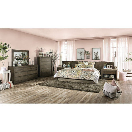 Furniture of America Bridgewater King Bed FOA7490EK-BED+PL - Home Elegance USA