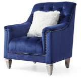 Glory Furniture Dania G851-C Chair , BLUE - Home Elegance USA