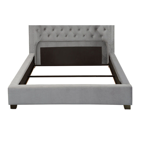 Cayla - Cal.King Bed - Gray - Home Elegance USA