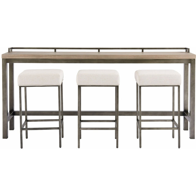 Universal Furniture Curated Mitchell Console With Stools