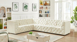 Tuft - Modular Sectional 6 Piece - Cream - Fabric - Home Elegance USA