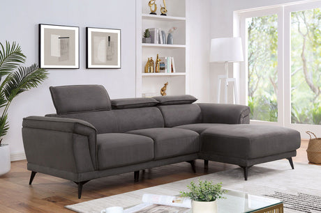 Napanee - Sectional - Dark Gray - Home Elegance USA