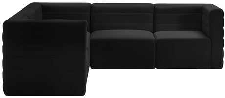 Quincy - Modular Sectional - Black - Modern & Contemporary - Home Elegance USA