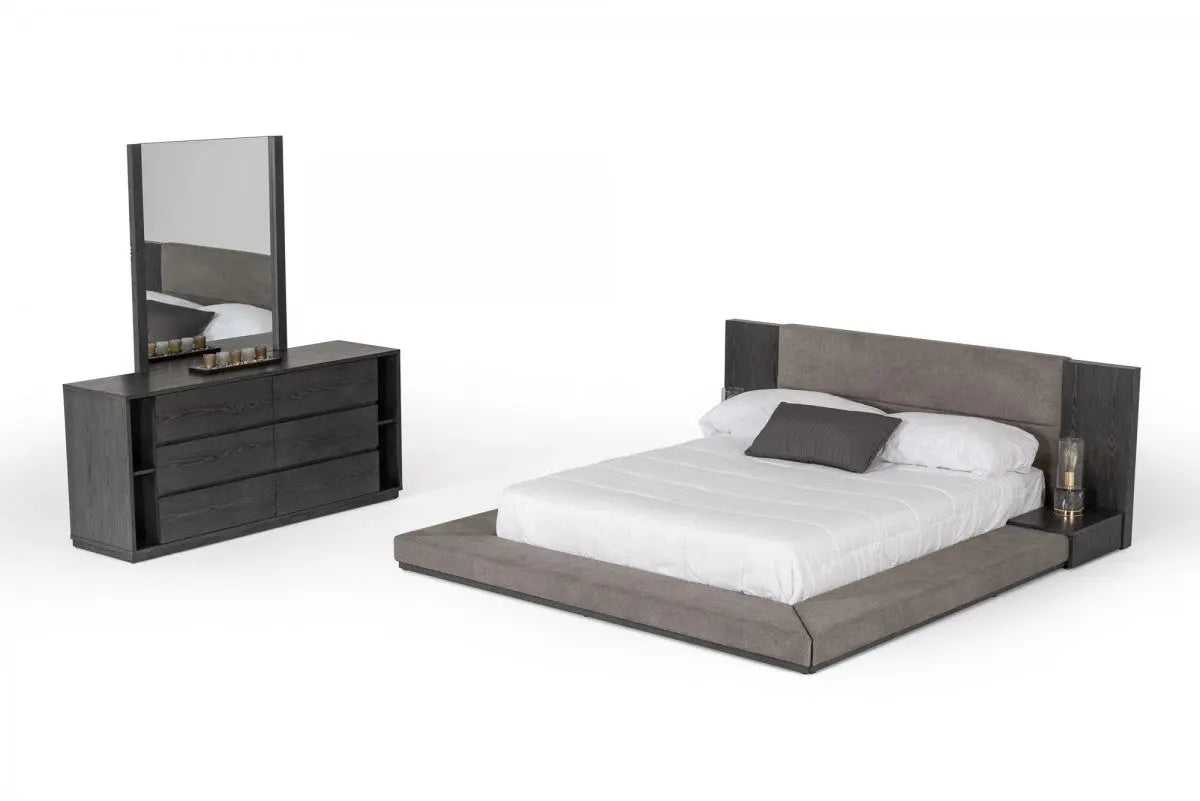 Vig Furniture - Nova Domus Jagger Modern Grey Bedroom Set - Vgmabr-55-Gry-Set