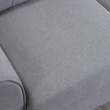 79.9" Modern Living Room Sofa Linen Upholstered Couch Furniture for Home or Office ,Light Grey*Blue,(3 - Seat,Old Sku:WF288519AAC) - WF300332AAC - image - 12