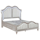 Eastern King Storage Bed - Ivory - Home Elegance USA
