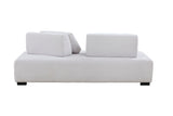 Morden Sofa Minimalist Modular Sofa Sofadaybed Ideal for living, family, bedroom, and guest spaces Beige Home Elegance USA