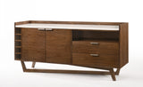 Vig Furniture Modrest Jozy - Modern Marble & Walnut Buffet