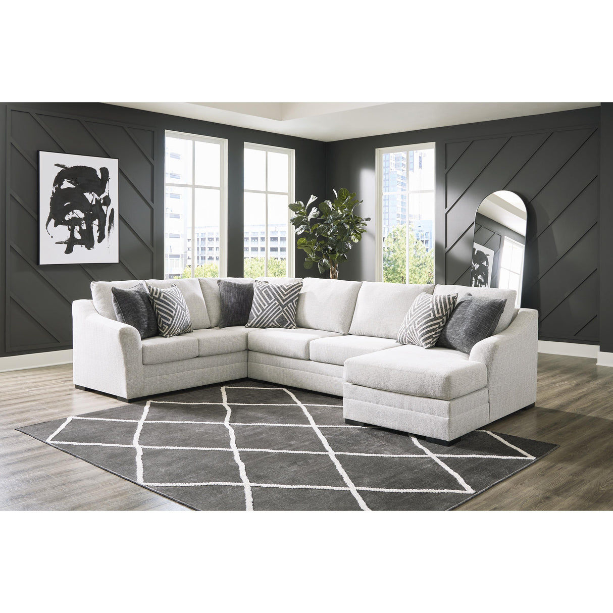 Benchcraft Koralynn Fabric 3 Pc Sectional 5410248/5410234/5410217 - Home Elegance USA