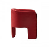 Modrest Kyle Modern Burnt Orange Accent Chair - Home Elegance USA
