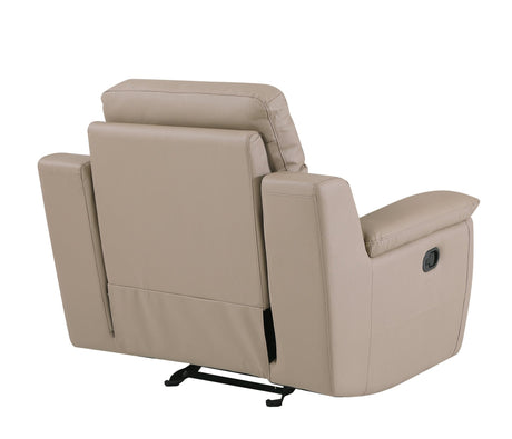 Global United Reclining Modern Leather Air Upholstered Chair