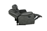 Global United Transitional Leather-Air Reclining Sofa - Home Elegance USA