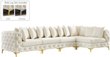 Tremblay - Modular Sectional 5 Piece - Cream - Fabric - Home Elegance USA