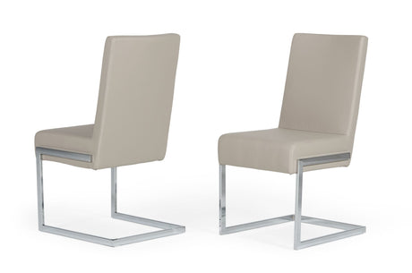 Vig Furniture Modrest Batavia - Modern Grey Dining Chair (Set of 2)