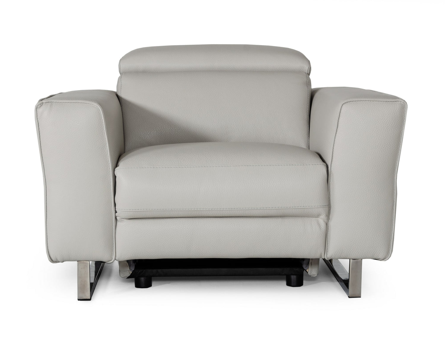 Accenti Italia Lucca - Italian Modern Grey Armchair w/ Electric Recliner | Home Elegance USA
