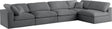 Serene - Cloud Modular Sectional - Grey - Modern & Contemporary