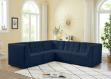 Relax - Modular Sectional 5 Piece - Navy - Modern & Contemporary - Home Elegance USA