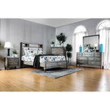 Daphne - 5 Piece Queen Bedroom Set With Chest - Gray - Home Elegance USA