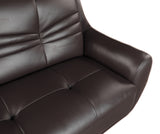 Genuine Leather Loveseat Home Elegance USA