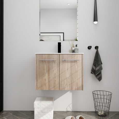 24 Inch Wall Mounted Bathroom Vanity(KD-Packing)-BVC04724WEO