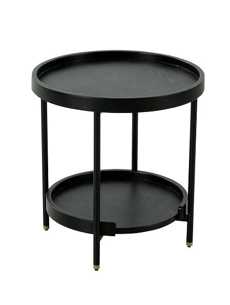 Vig Furniture Modrest Mitchell -  Black Iron Round End Table