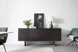 Vig Furniture Modrest Gerald- Modern Brown Ash and Antique Cooper Buffet