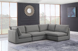 Mackenzie - Modular Sectional 4 Piece - Gray - Home Elegance USA