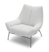 Divani Casa Colt Modern White Lounge Chair - Home Elegance USA