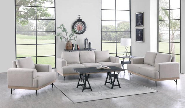 Kester - 2 Piece Living Room Set - Beige - Home Elegance USA