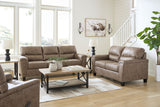 Navi - Fossil - 3 Pc. - Sofa, Loveseat, Rocker Recliner - Home Elegance USA