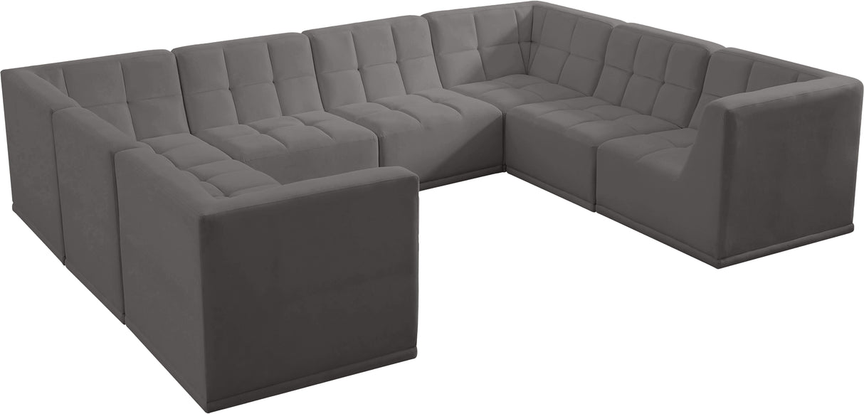 Relax - Modular Sectional - Gray - Home Elegance USA