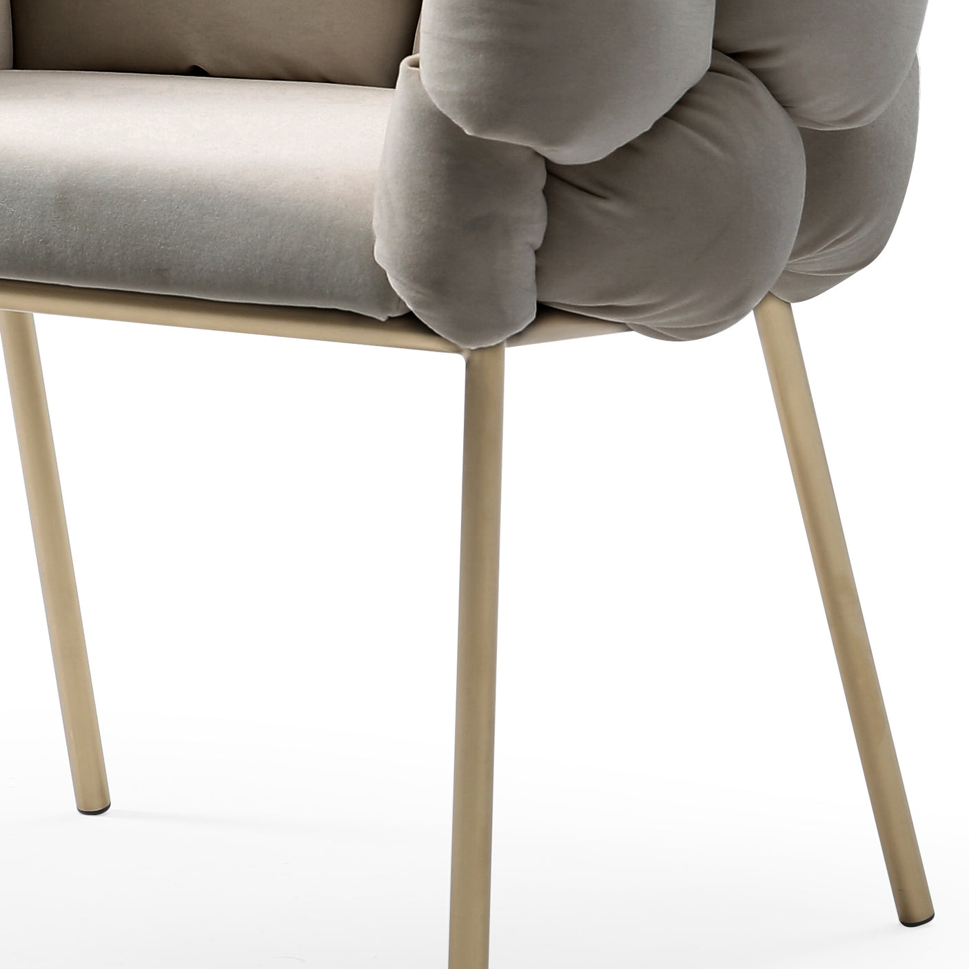 Modrest Debra Modern Grey Velvet Dining Chair - Home Elegance USA