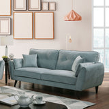 Phillipa - Sofa & Loveseat - Light Teal - Home Elegance USA