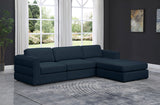 Beckham - Modular Sectional 4 Piece - Navy - Home Elegance USA