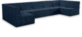 Tuft - Modular Sectional 7 Piece - Navy - Fabric - Home Elegance USA