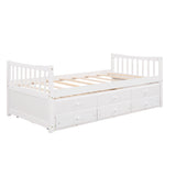 Daybed with Trundle and Drawers, Twin Size, White(OLD SKU: LP0000141KAA) - LP000241AAK - Home Elegance USA - 6