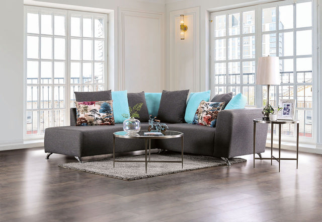 Krefeld - Sectional - Dark Gray - Home Elegance USA